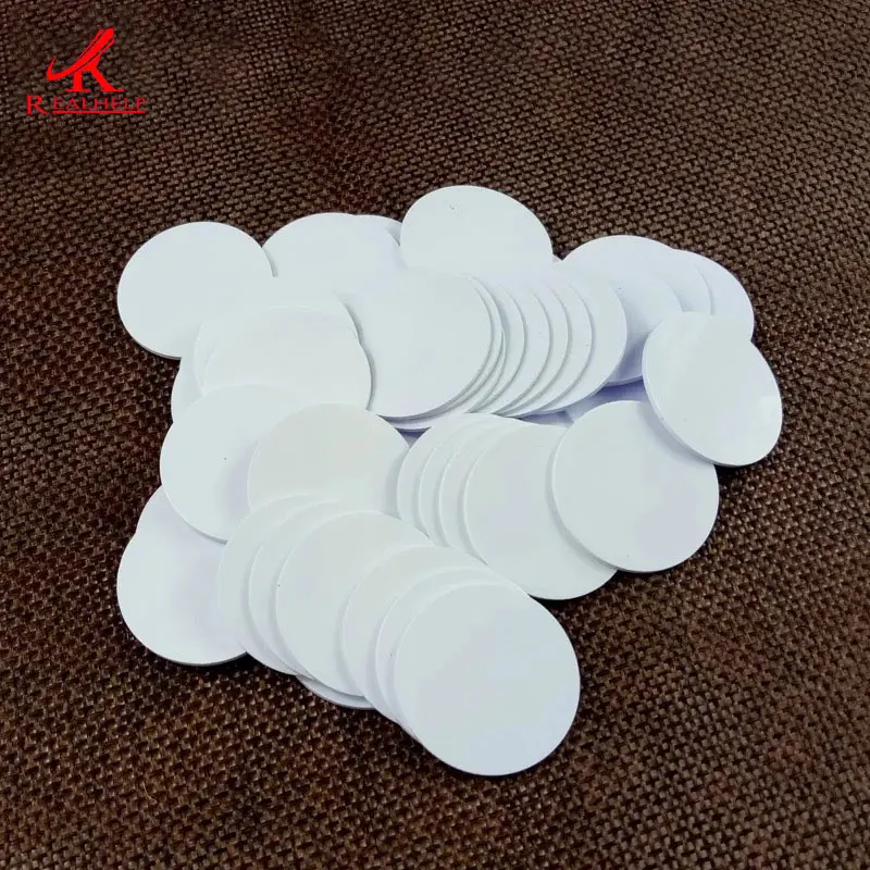 

100Pcs ID/IC RFID 125khz/13.56mhz Stickers Coins Smart Tags Read-only Access Control Card for card reader