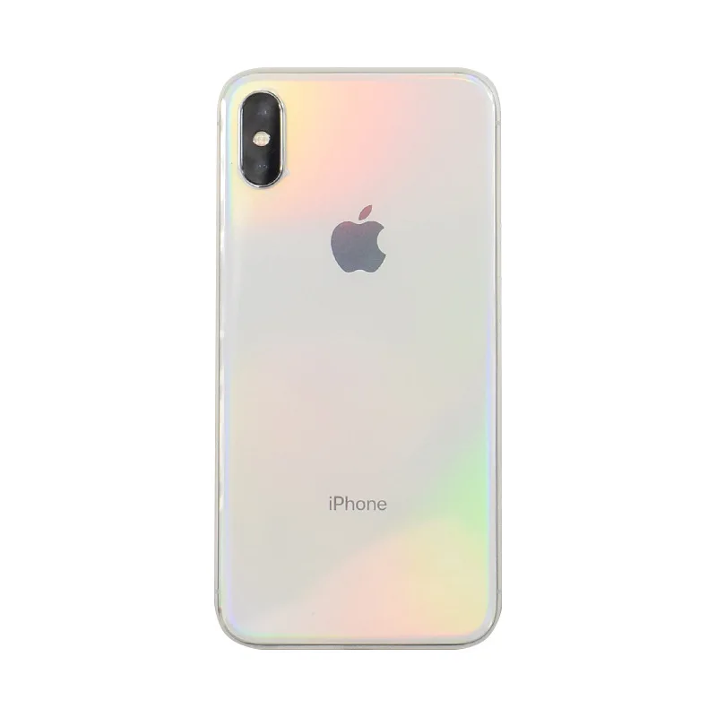 Аврора градиентная прозрачная пленка для iPhone X 8 Plus мобильный декоративный
