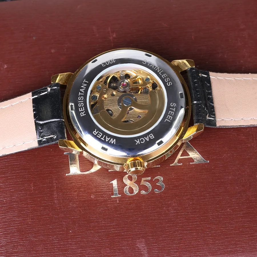 Часы-скелетоны Winner Мужские автоматические прозрачные водонепроницаемые