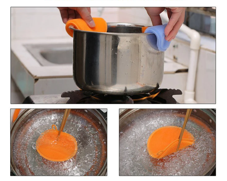 Лидер продаж волшебная силиконовая чаша для мытья посуды чистящий коврик