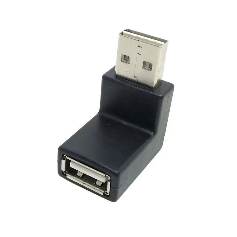 Новый переходник Удлинитель USB 2 0 типа А Папа мама вниз и вверх под углом 90