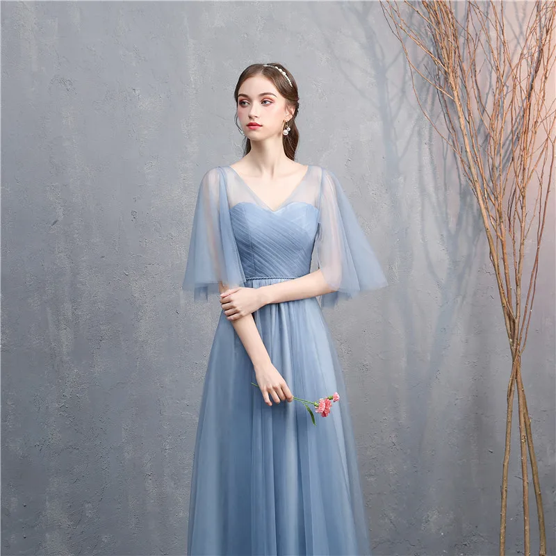 Женское платье подружки невесты длинное с вырезом лодочкой вечерние облегающие