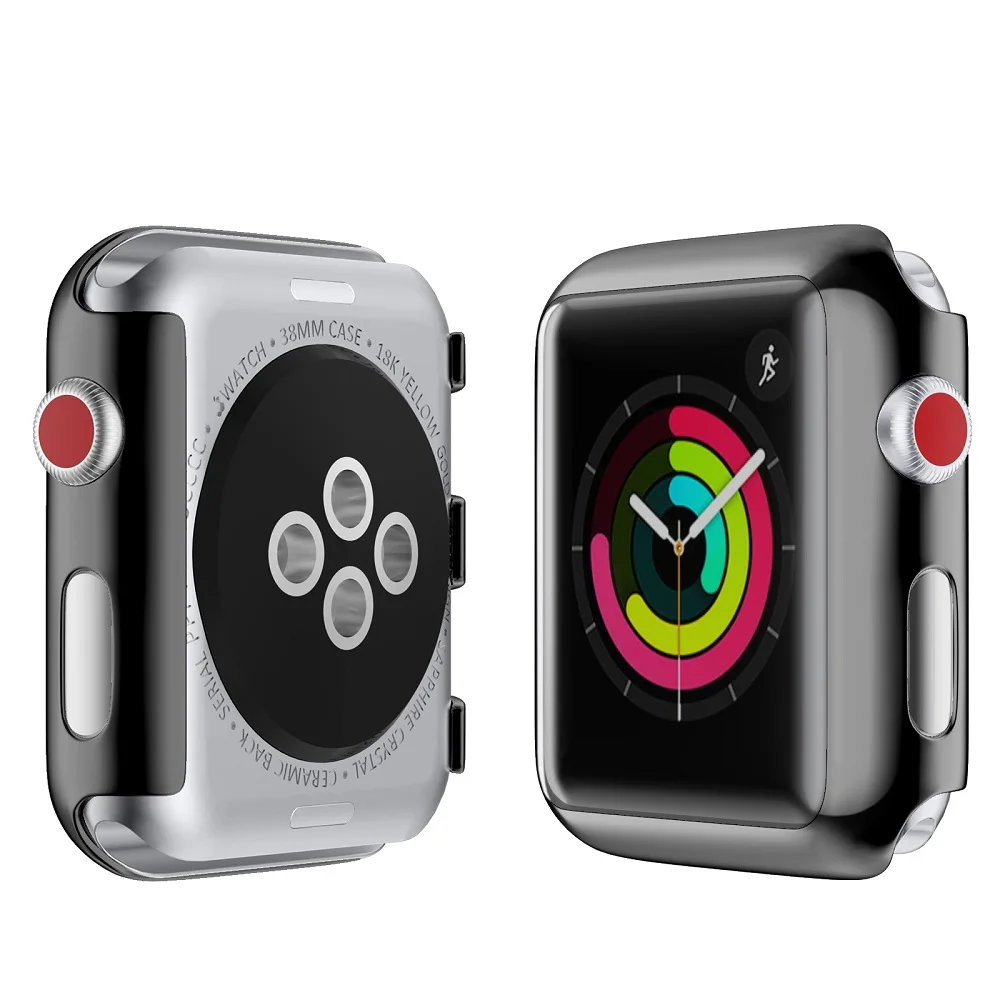 Чехол MNWT для Apple Watch Series 3 ультра-тонкий ПК Жесткий Корпус 38 мм/42 мм крышка рамка