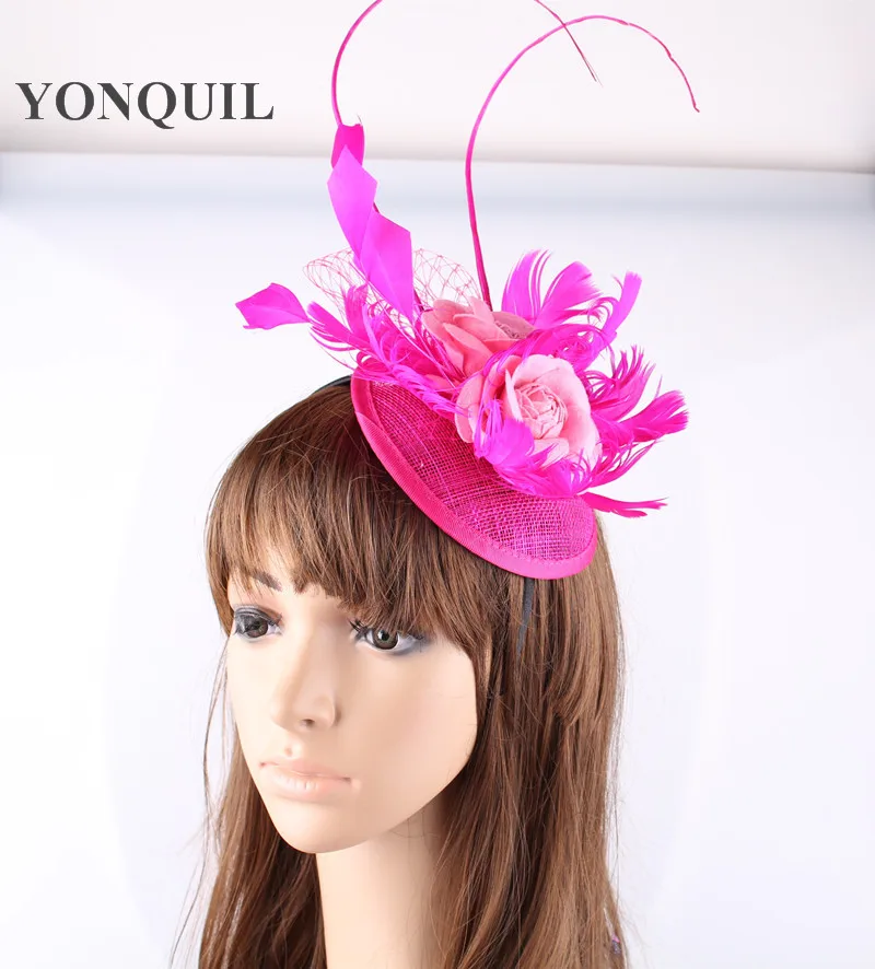 Элегантная женская шляпа для вечеринок головной убор свадебный коктейль OF1541 |