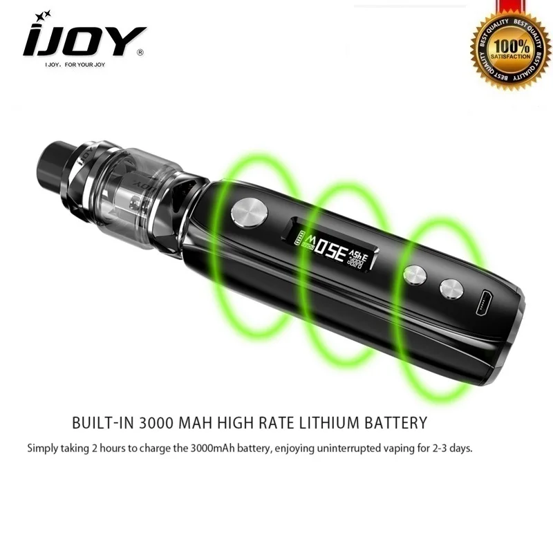 Комплект IJOY Katana 81W Vape Pen Starter Kit Mod С Катаной Subohm Tank M1 Coil 3000mah Встроенный аккумулятор