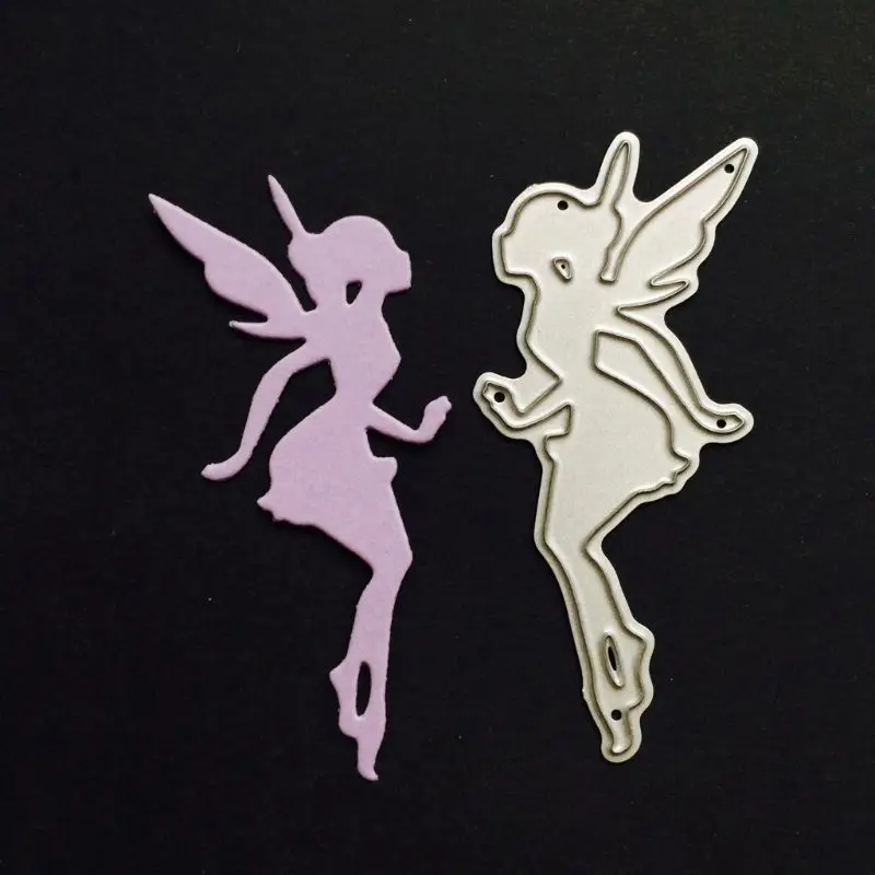 Фея/Elf/ангел металлический Трафаретный вырубной штамп трафарет для скрапбукинга