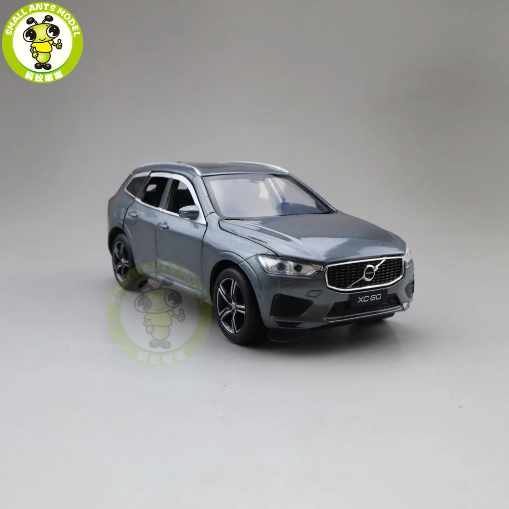 1/32 JACKIEKIM все новые Volvo XC60 литая модель автомобиля игрушка джип для детей Подарки для мальчиков девочек звуковое освещение Вытяните назад
