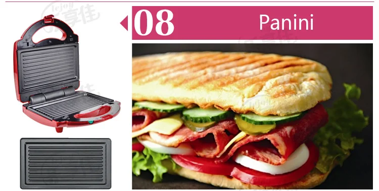 8 Changeable Plates Multifunction Electric Egg Waffle cake Maker Donut Walnut Cake Machine Ice Cream Cone Sandwich Iron Toaster