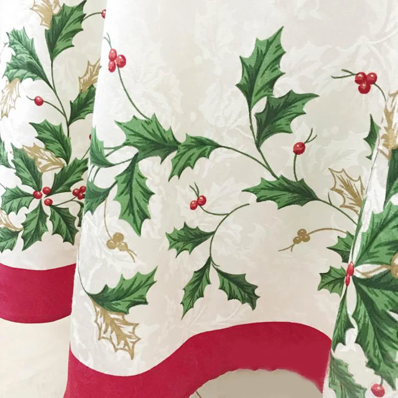 Полиэстеровая Рождественская скатерть накидка на День Благодарения домашний