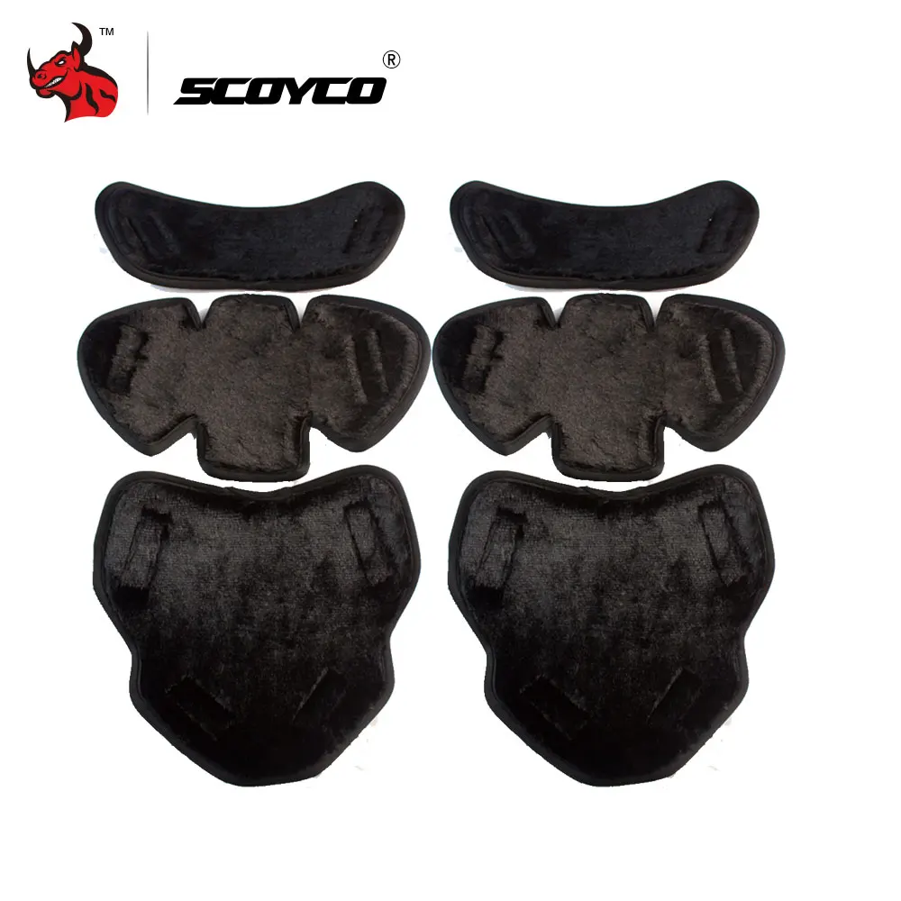 Black Warm Lining Scoyco мотоциклетные наколенники для мужчин Защитное снаряжение наколенники Rodiller оборудование для мужчин t gear Мотокросс Joelheira Moto - Цвет: Black Warm Lining