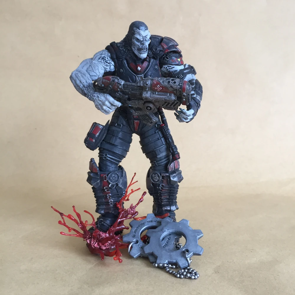 Классическая игра Gears NECA Headshot Locust Drone War экшн фигурка 18 см коллекция|Игровые