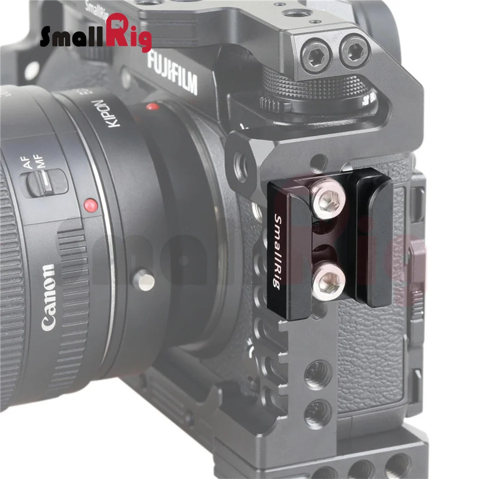 SmallRig аксессуары для фото камеры Адаптер для холодного башмака с двумя 1/" резьбовыми отверстиями для вспышки светильник монитор микрофон прикрепить-1960