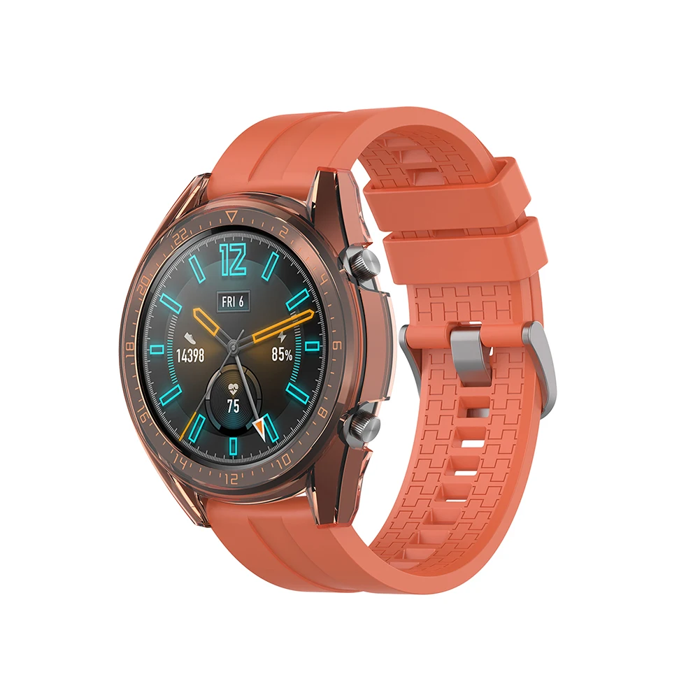 Смарт часы мягкий прозрачный ТПУ Бампер Защитный чехол оболочка для 46 мм huawei GT