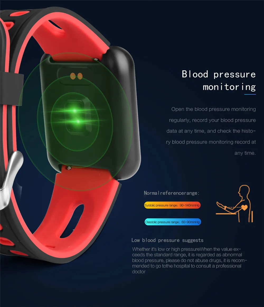 Greentiger P68, умный Браслет, мульти-спортивный браслет, IP68, водонепроницаемый фитнес-трекер, Смарт-часы для мужчин и женщин