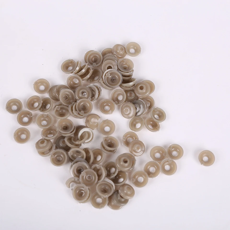 Allaosify 100pcs 10mm multicolor Plastic Craft Safety Eyes for Teddy Bear Stuffed Doll Animal Amigurumi DIY Accessories