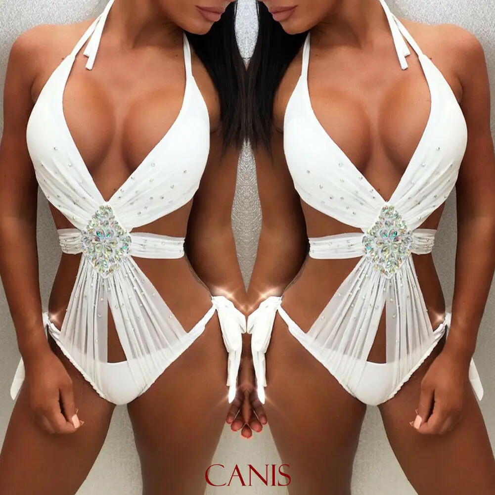 Новинка 2019 Женский однотонный бюстгальтер с чашками пуш ап и стразами бандажный