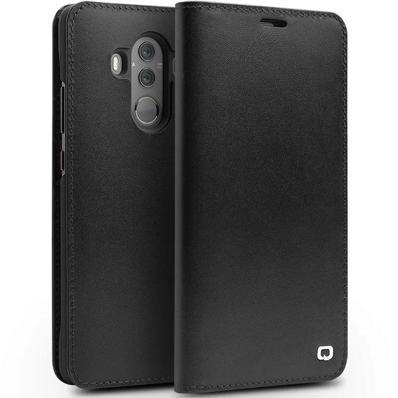 QIALINO Модный чехол из натуральной кожи для Huawei mate 10 ультратонкий слот карт