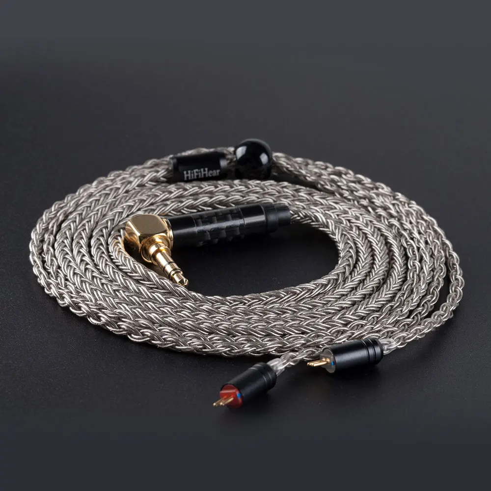Лидер продаж! 2019 HiFiHear 16 Core посеребренный серебряный кабель MMCX/2Pin разъем 4 4/3 5/2 5 мм