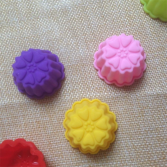 Силиконовая форма для шоколада 5 шт./лот цветов и капкейков инструменты выпечки