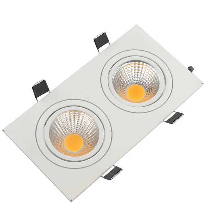 white shell Светодиодный светильник с регулируемой яркостью COB 14 W 18 W 24 W 30 W светодиодный потолочный светильник luminaria встроенные светодиодные светильники лампада светодиодный домашний точечный светильник - Испускаемый цвет: white shell
