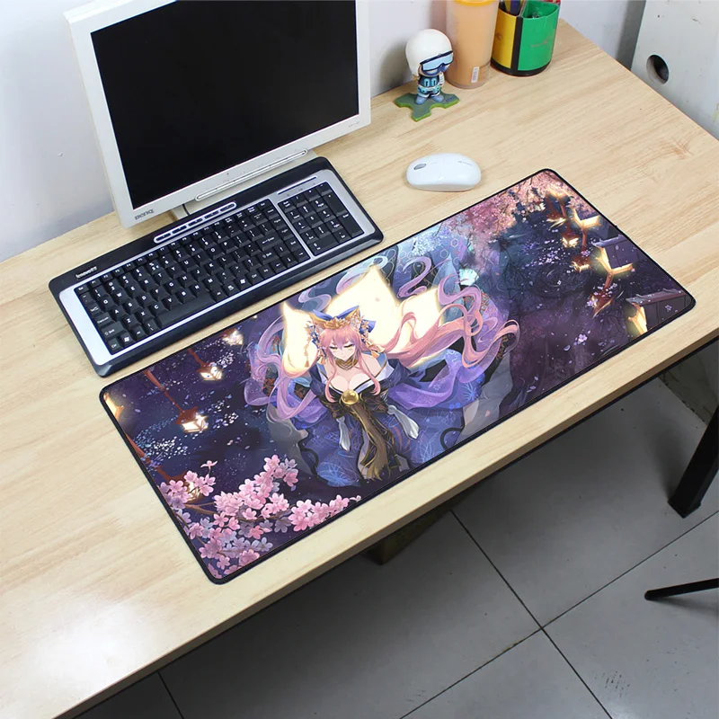 Коврик для мыши Fate Saber padmouse 70x30 см настольный Большой игровой коврик ноутбука и