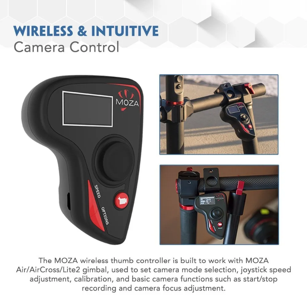 MOZA беспроводной контроллер на палец с последующим управлением для Air Gimbal