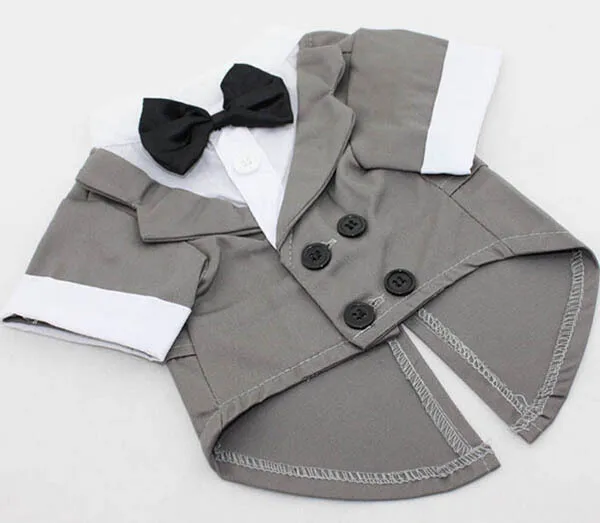 2015 new pet dog cat fashion cool bowknot suits doggy festival costume puppy jackets dogs cats sweaters pets products 1pcs XS-XL |