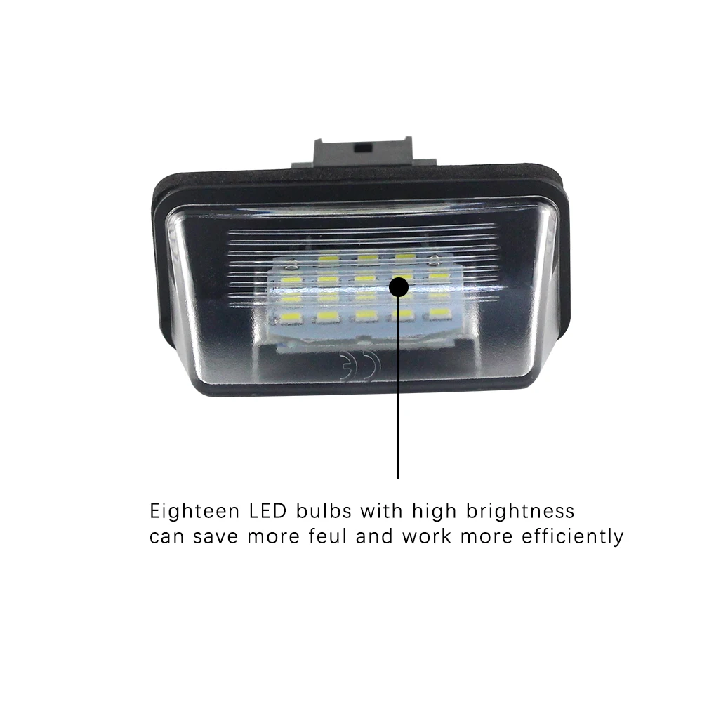Светодиодная лампочка для номерного знака Canbus Error Citroen berlingo c5 c3 peugeot 206 407 307 partner 5008
