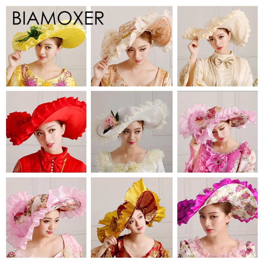Женское винтажное Деловое платье Biamoxer Шляпа Дерби Кентукки с широкими полями
