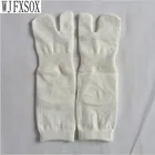 Носки-кимоно с двумя пальцами для мужчин и женщин, носки из волокна с разрезом, сандалии, ниндзя, белые носки с пальцами, 10 шт. = 5 пар, летние