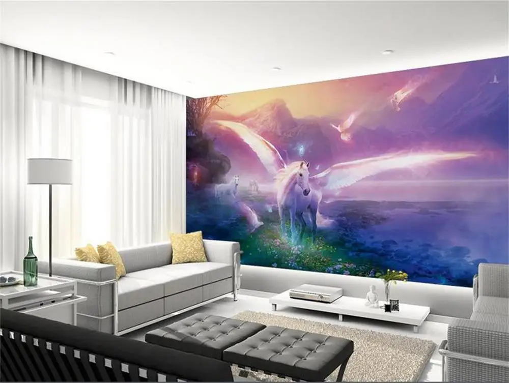 3D wallpaper/custom photo wall paper/Romantic tianma mural painting/mural/TV/sofa/Bedroom/KTV/Hotel/living room/Children room |