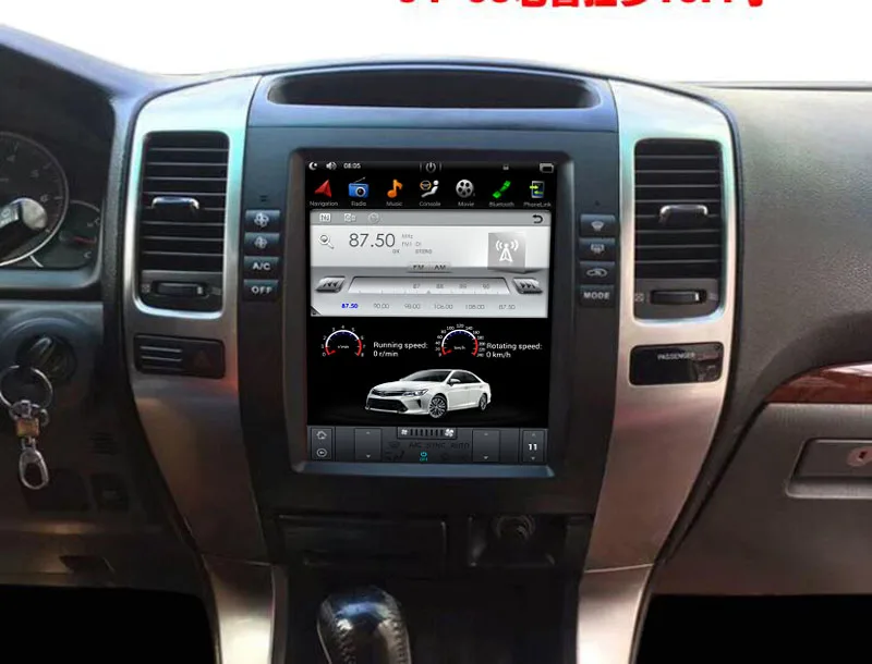 10 4 &quotTesla Android подходит для TOYOTA PRADO 2002 2003 2004 2005 2006 2007 2008 2009 Автомобильный DVD плеер