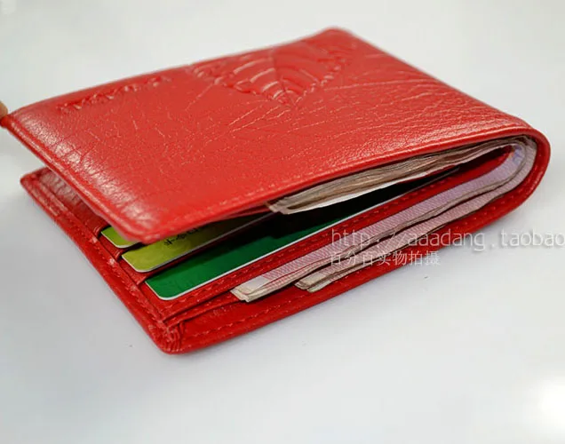 Бесплатная доставка Женская Натуральная кожа натуральная воловья клатч зажим