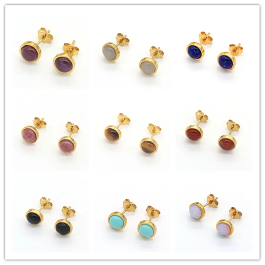 100 уникальные 1 пара светильник желтый маленький золотого цвета круглые серьги