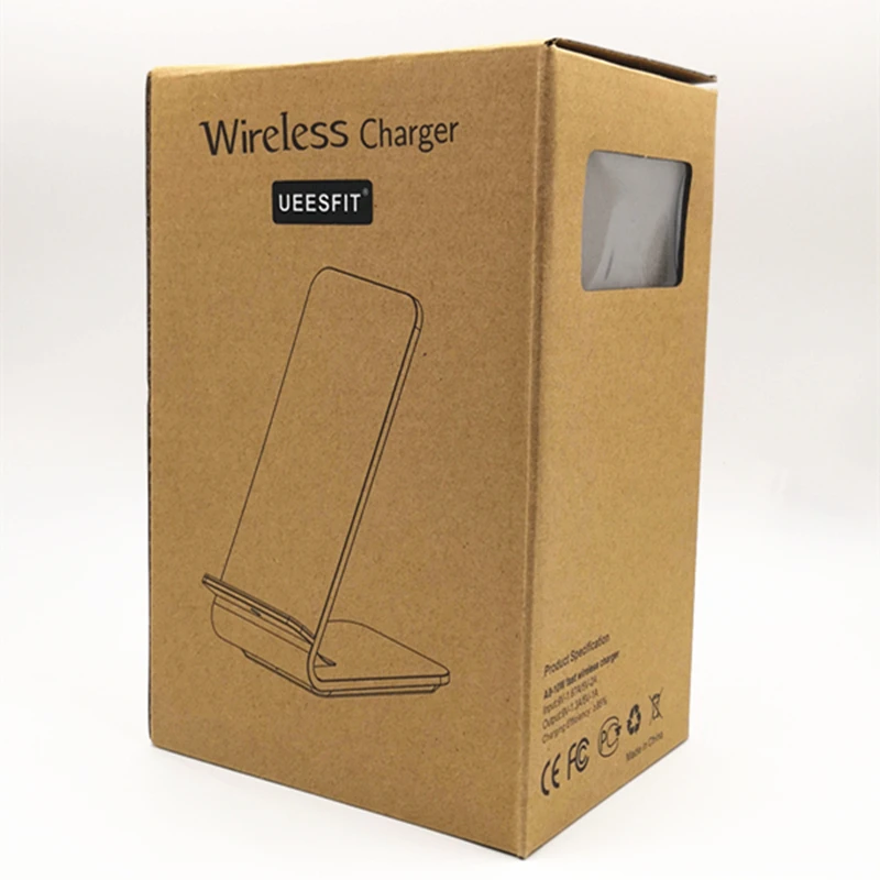 UEESFIT 10 W Qi Беспроводной Зарядное устройство для samsung S9 S8 плюс Быстрая зарядка держатель для iPhone Xs Max X 8 Xiaomi mix телефон быстро Зарядное устройство