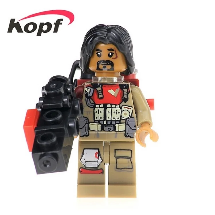 Космический Obi Wan Kenobi Chirrut Imwe Baez Princess Leia Han Solo кирпичи фигурки строительные блоки игрушки для детей PG665