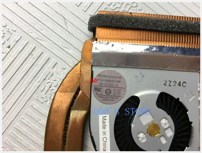 new fan heatsink for lenovo thinkpad t420si t420s integrated graphics 04w0416 04w1712 04w3486 m 232c 2 laptop cpu cooler radiato free global shipping
