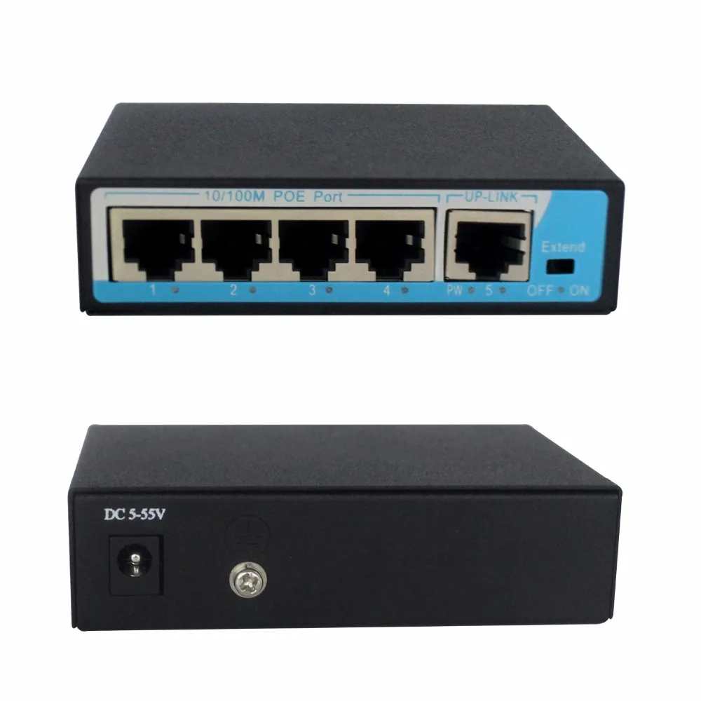 Коммутатор Anpviz poe гигабитный инжектор питания Ethernet сетевой коммутатор для IP