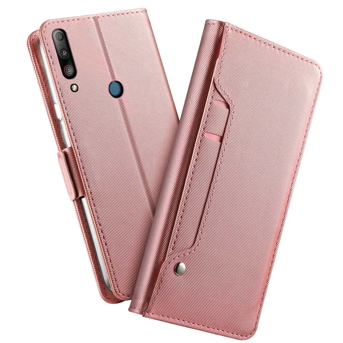 Чехол для Asus Zenfone Max Shot ZB634KL из искусственной кожи с откидной крышкой и подставкой, чехол-кошелек для Asus Zenfone Max Plus M2 ZB634KL, чехол для карт, зеркало