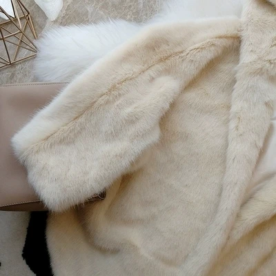 

2019 New Style High-end Fashion Women Faux Fur Coat S75