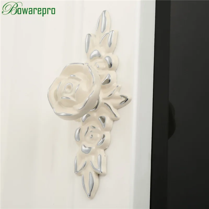 31MM Pull Мебельные ручки bowarepro Rose Tiradores Para Cajones дверные ручки комода ручка кухонного шкафа Ручка для дверцы шкафа - Цвет: 31MM Pull