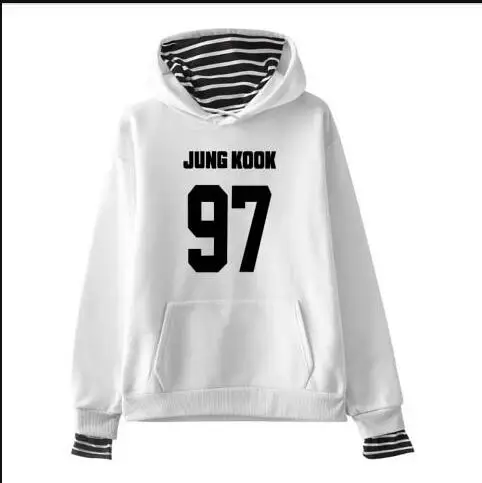 Kpop Bangtan тот же абзац толстовка jung kook v suga Periphery одежда для мужчин и wo мужчин пуловер куртка толстовки harajuku готический - Цвет: 1