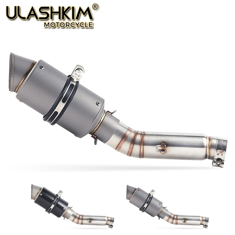 Выхлопная труба глушителя мотоцикла средняя без шнуровки для HONDA CBR400 CB500R CBR500R