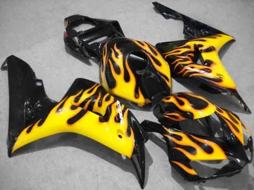 Набор обтекателей мотоцикла для HONDA CBR1000RR 06 07 CBR 1000RR 2006 2007 CBR1000 ABS Желтый Пламя