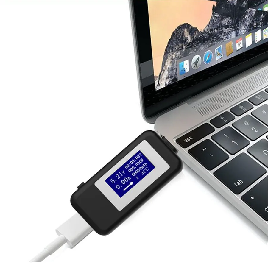 10 шт./лот DC USB тестер тока 4-30 в измеритель напряжения времени Амперметр цифровой