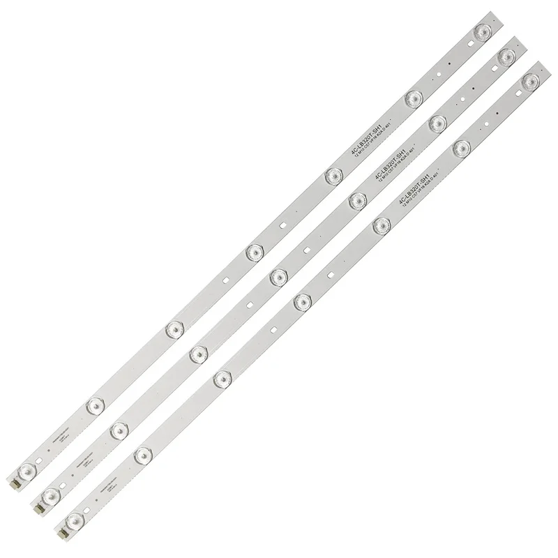 100% Новый 1 шт = 7LED 600 мм 3 шт./лот для Lehua 32L20/32L21/32L31/32S210led лампа бар PB08D606173BL052 002H 4C LB320T