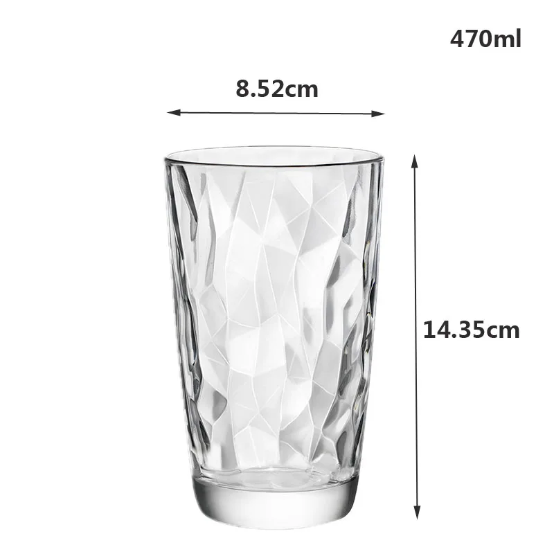 1pcs 470ml Термостойкие бессвинцовые Хрустальные чашки Красочный стеклянный Кубок виски пивной бокал es винный Кубок креативный бар отель свадебные Питьевая Посуда - Цвет: 1pcs 470ml