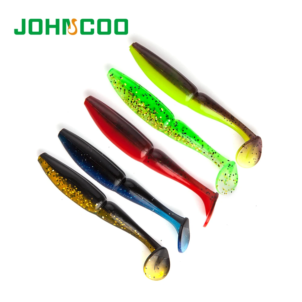 JOHNCOO приманка для рыбалки 85 мм/6 г 110 мм/12 искусственная Рыболовная Приманка Мягкая