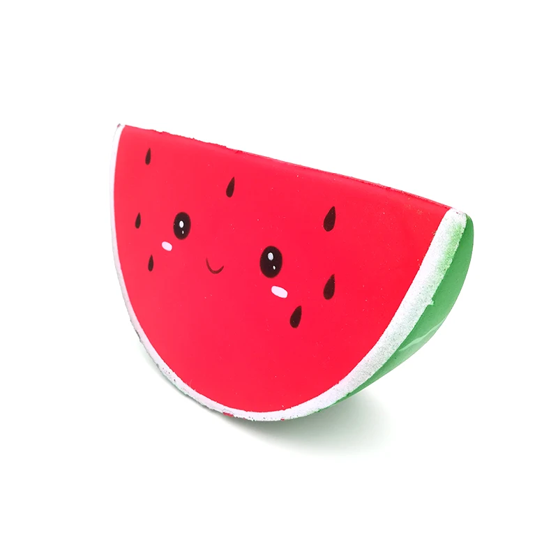 smiley watermelon Мягкий арбуз Jumbo squishy Toys kawaii squishies медленный рост антистресс снятие стресса игрушки-антистресс игрушки подарок - Цвет: smiley watermelon