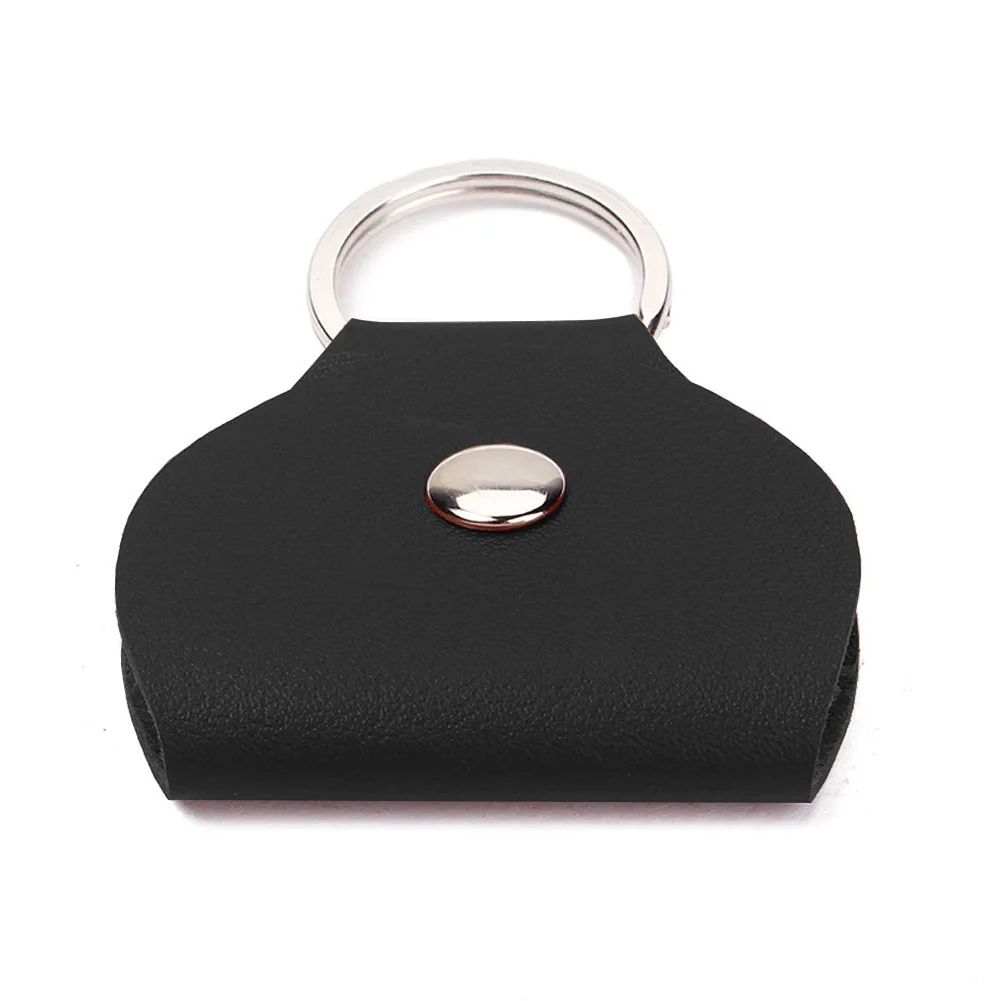 Artificial Leather Guitar Dial Pack Key Chain Style Picks Holder Plectrums Case Bag ring Accessories parts | Спорт и развлечения